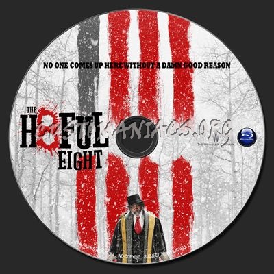 Hateful Eight blu-ray label