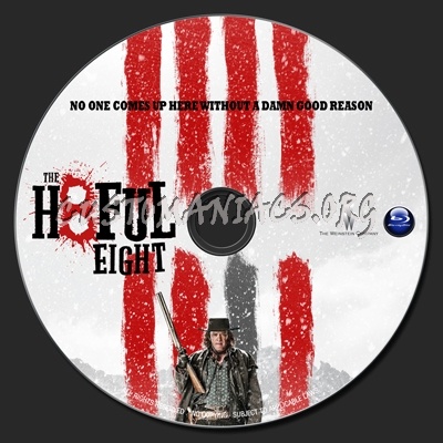 Hateful Eight blu-ray label