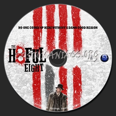 Hateful Eight blu-ray label