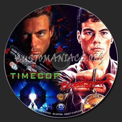 Bloodsport / Timecop blu-ray label