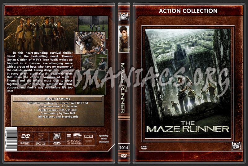 The Maze Runner dvd cover