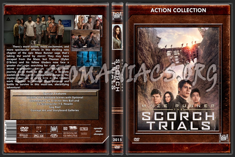 The Maze Runner The Scorch Trials dvd cover