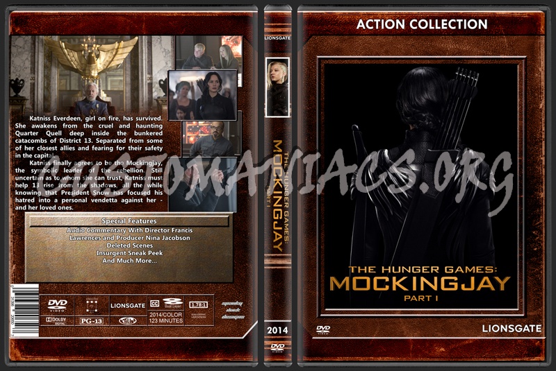 The Hunger Games Mockingjay Part 1 dvd cover