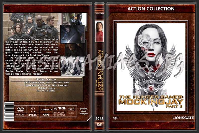 The Hunger Games Mockingjay Part 2 dvd cover