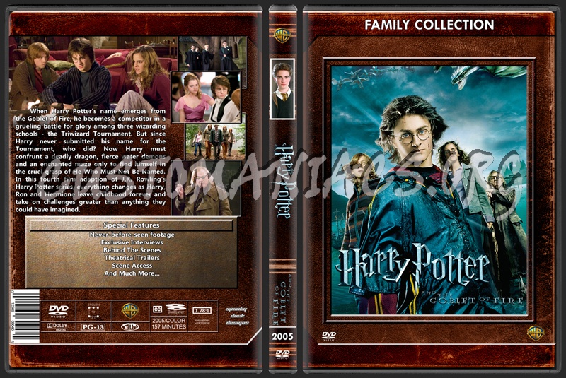 Harry Potter and The Goblet of Fire dvd cover