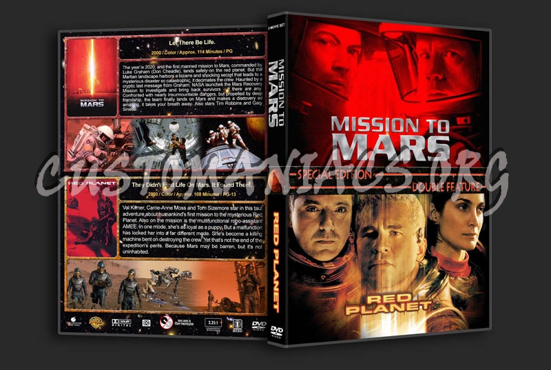 Mission to Mars / Red Planet Double Feature dvd cover