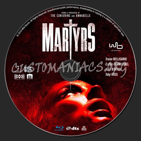 Martyrs blu-ray label