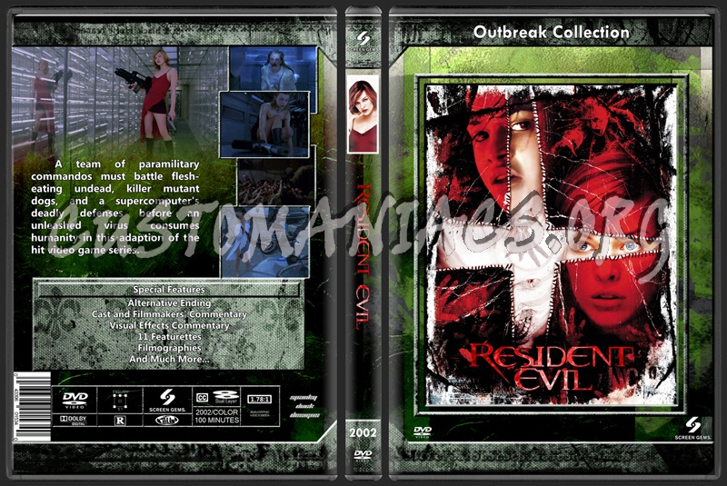 Resident Evil dvd cover