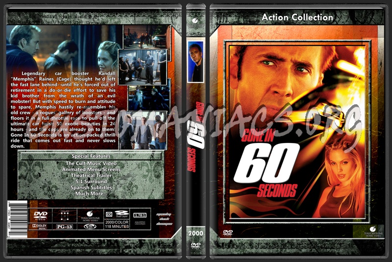 Gone in 60 Seconds dvd cover