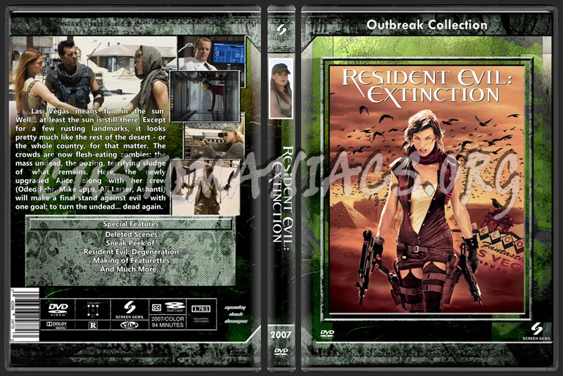 Resident Evil Extinction dvd cover