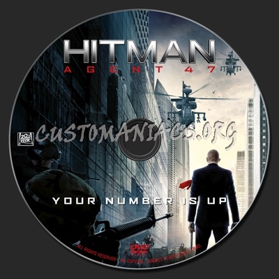 Hitman : Agent 47 dvd label