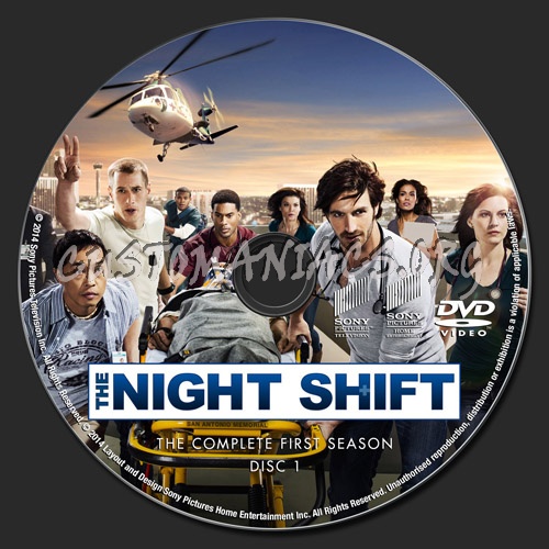 The Night Shift Season 1 dvd label - DVD Covers & Labels by
