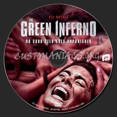 Green Inferno (2015) dvd label