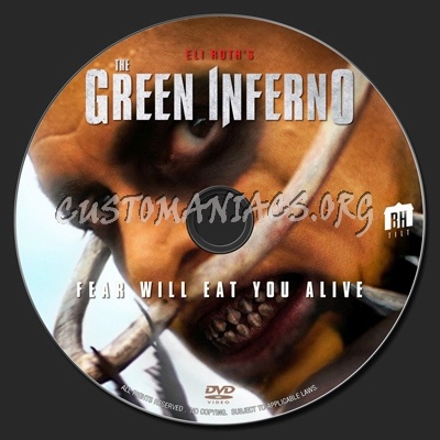 Green Inferno (2015) dvd label