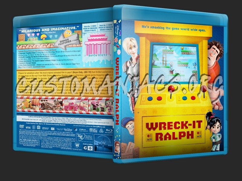 Wreck-It Ralph blu-ray cover