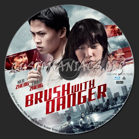 Brush With Danger blu-ray label