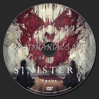 Sinister 2 (2015) dvd label