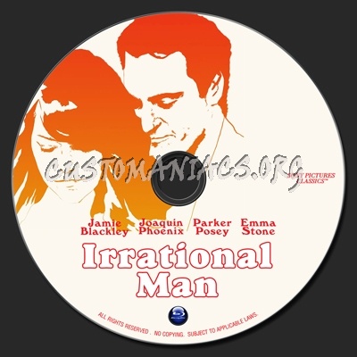 Irrational Man (2015) blu-ray label