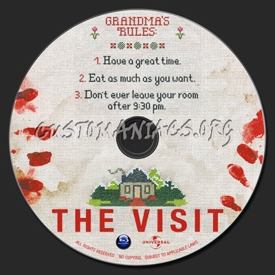 Visit, The (2015) blu-ray label