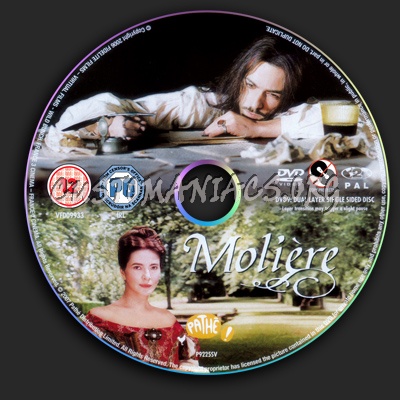 Moliere dvd label