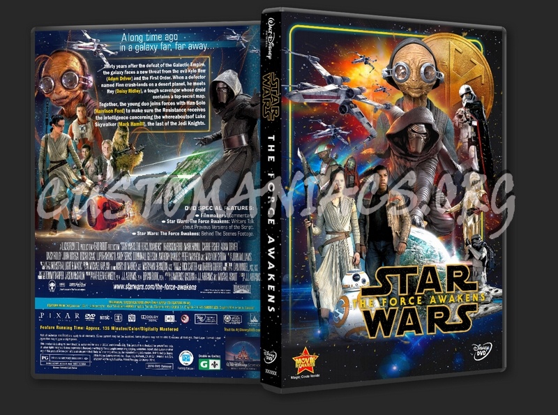 Star Wars: The Force Awakens dvd cover