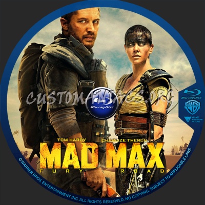 Mad Max Fury Road blu-ray label