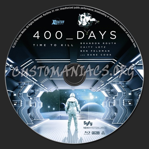 400 Days blu-ray label