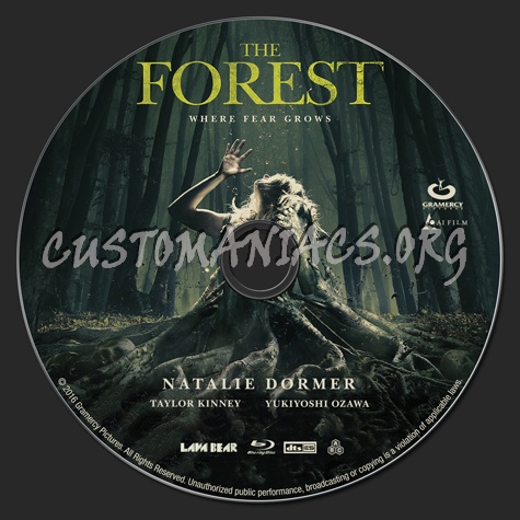 The Forest blu-ray label