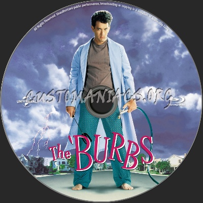 The Burbs blu-ray label