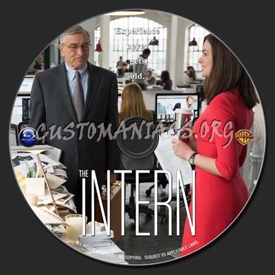 The Intern (2015) blu-ray label