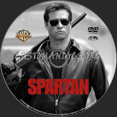 Spartan dvd label