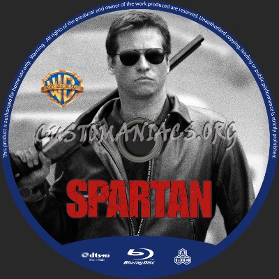 Spartan blu-ray label