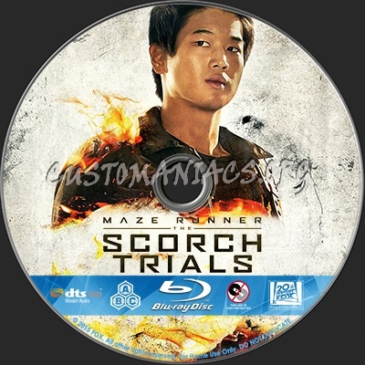 Maze Runner - The Scorch Trials blu-ray label