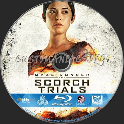 Maze Runner - The Scorch Trials blu-ray label