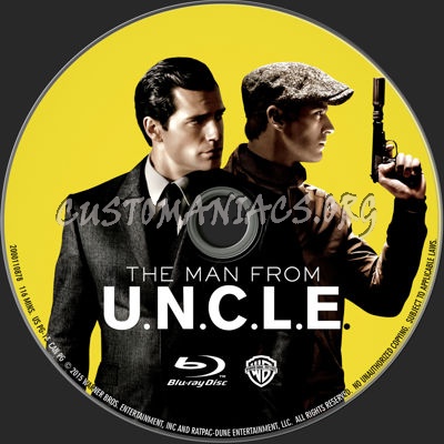 The Man From U.N.C.L.E. blu-ray label