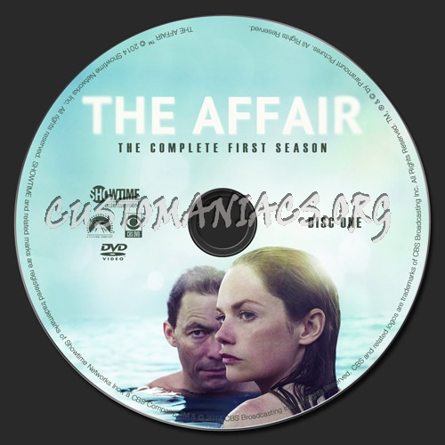 The Affair Season 1 dvd label
