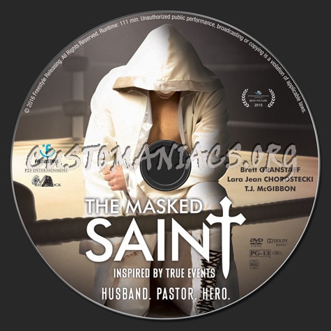 The Masked Saint dvd label