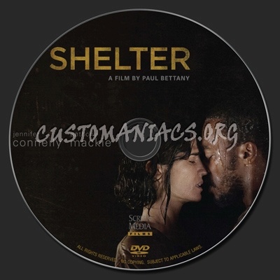 Shelter (2015) dvd label