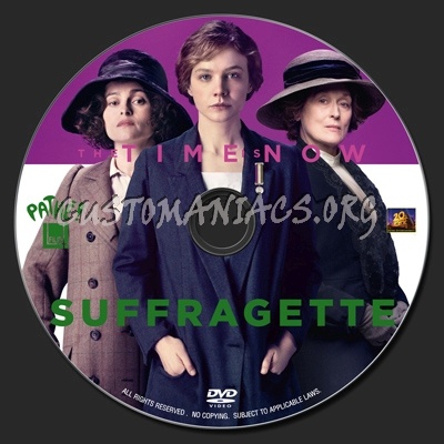 Suffragette (2015) dvd label