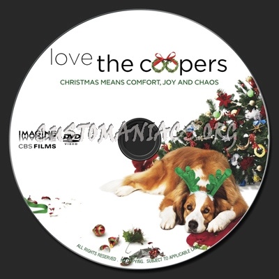 Love The Coopers (2015) dvd label