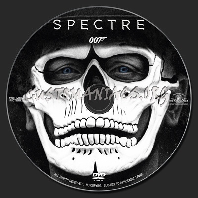 Spectre (2015) dvd label