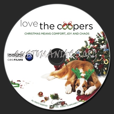 Love The Coopers (2015) blu-ray label