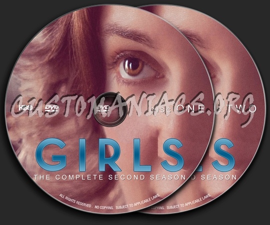 Girls : Season 2 (2013) dvd label