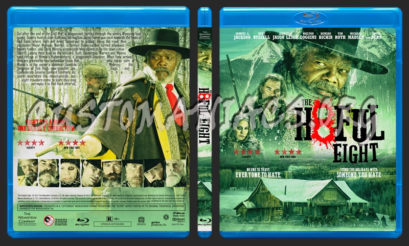 The Hateful Eight blu-ray cover