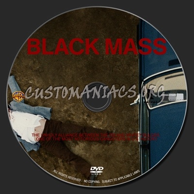 Black Mass (2015) dvd label