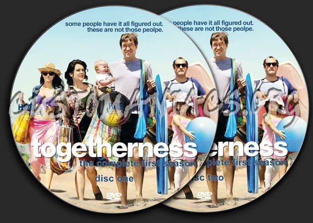 Togetherness : The Complete First Season (2015) dvd label