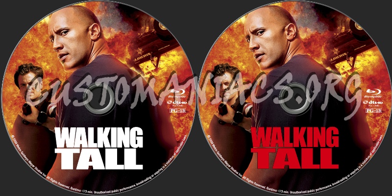 Walking Tall blu-ray label