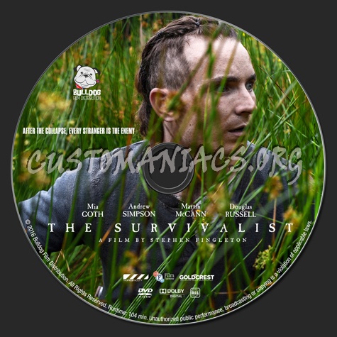 The Survivalist dvd label