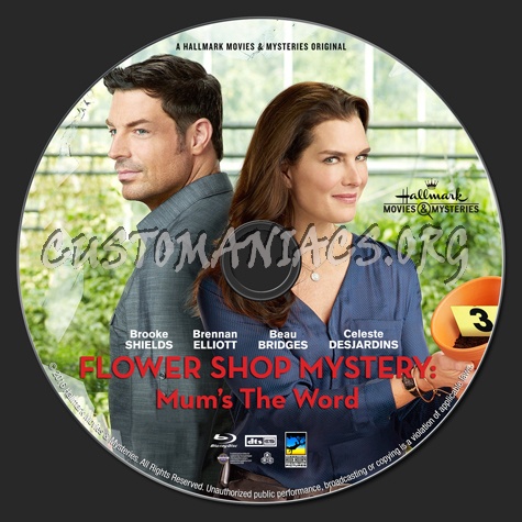 Flower Shop Mystery: Mum's the Word blu-ray label