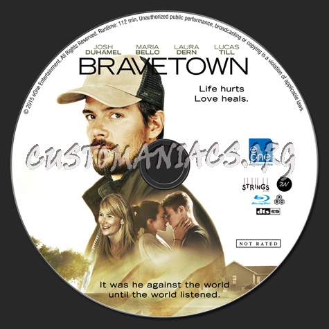 Bravetown blu-ray label